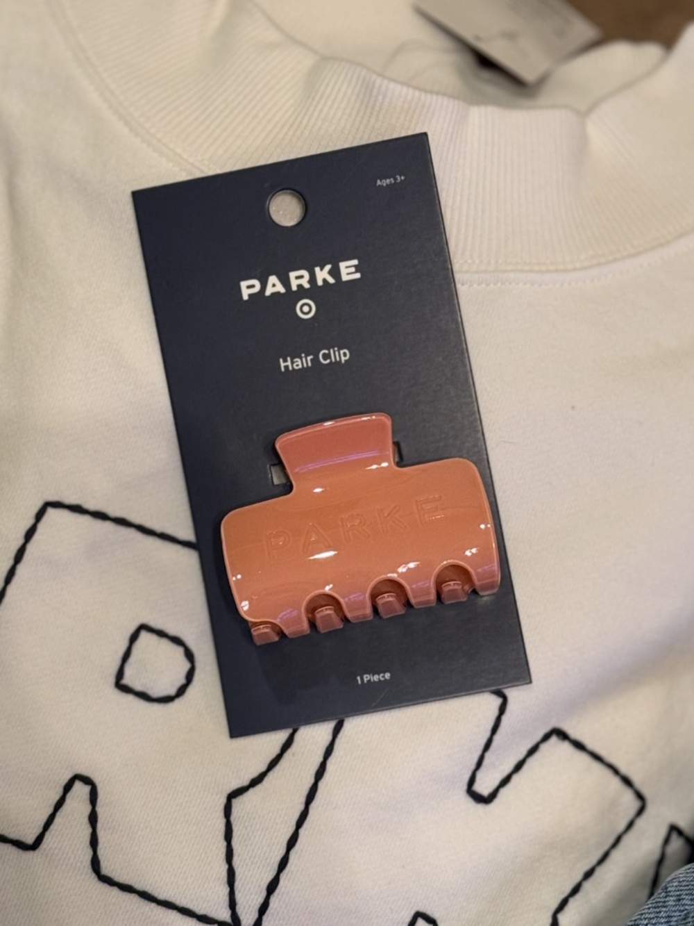 Parke x Target - NWT Peach Claw Clip *limited release* - Picture 2 of 4